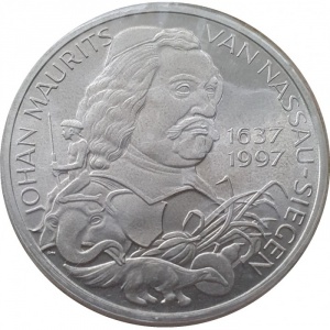 Реверс монеты Нидерланды, 2½ ЭКЮ, 1997, Иоганн Мориц Нассау-Зигенский