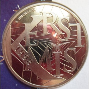 Реверс монеты Нидерланды, 5 евро, 1998, Рождество