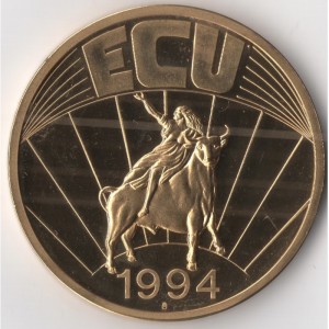 Аверс монеты Нидерланды, 1 ЭКЮ, 1994, Художники - Живописцы