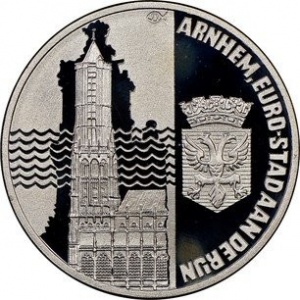 Реверс монеты Нидерланды, 2½ ЭКЮ, 1991, Арнем