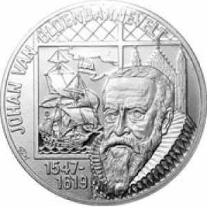 Реверс монеты Нидерланды, 20 евро, 1997, Йохан ван Олденбарневелт