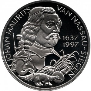Реверс монеты Нидерланды, 25 ЭКЮ, 1997, Иоганн Мориц Нассау-Зигенский