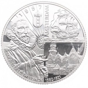 Реверс монеты Нидерланды, 200 евро, 1997, Амстердам