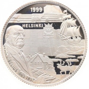 Реверс монеты Нидерланды, 200 евро, 1999, Хельсинки
