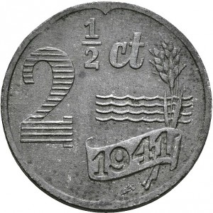 Реверс монеты Нидерланды, 2½ цента, 1941-1942