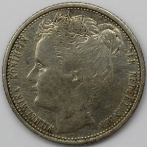 Аверс монеты Нидерланды, 10 центов, 1903