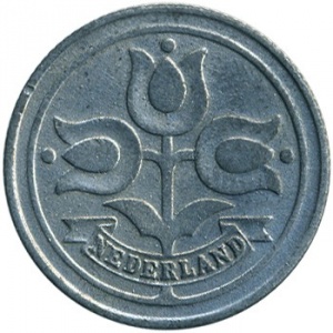 Аверс монеты Нидерланды, 10 центов, 1941-1943