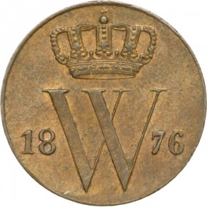 Аверс монеты Нидерланды, ½ цента, 1850-1877