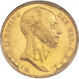 Аверс монеты Нидерланды, 5 гульденов, 1843
