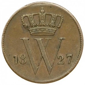 Аверс монеты Нидерланды, 1 цент, 1819-1837