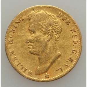 Аверс монеты Нидерланды, 5 гульденов, 1826-1827
