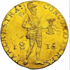 Аверс монеты Нидерланды, 1 дукат, 1814-1816