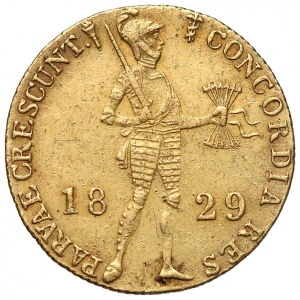 Аверс монеты Нидерланды, 1 дукат, 1817-1840