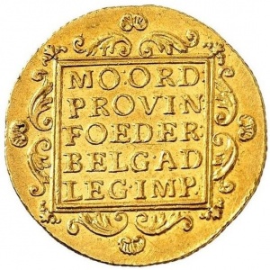 Реверс монеты Нидерланды, 1 дукат, 1806-1808