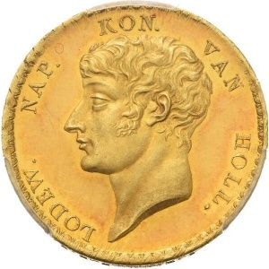 Аверс монеты Нидерланды, 20 гульденов, 1808-1810