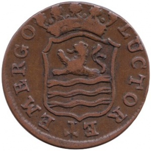 Аверс монеты Нидерланды, 1 дуит, 1795-1797