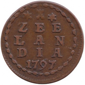 Реверс монеты Нидерланды, 1 дуит, 1795-1797