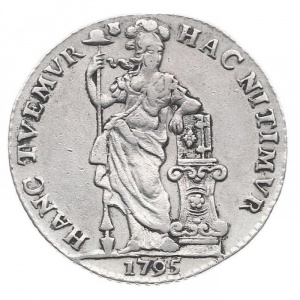 Реверс монеты Нидерланды, 1 гульден, 1795-1799