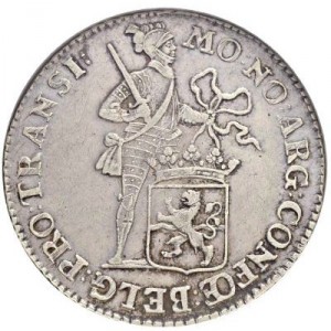 Реверс монеты Нидерланды, 1 рейксдальдер, 1795-1798, Надпись: "MO NO ARG PRO CONFOE BELG HOLL"