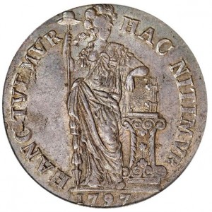 Аверс монеты Нидерланды, 3 гульдена, 1795-1801