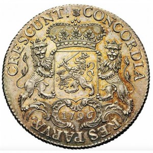 Реверс монеты Нидерланды, 1 дукатон, 1796-1798