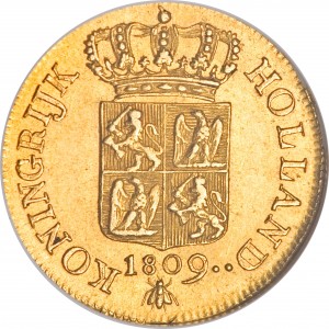 Реверс монеты Нидерланды, 1 дукат, 1809-1810