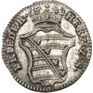 Аверс монеты Саксен-Гота-Альтенбург, 2 пфеннига, 1752