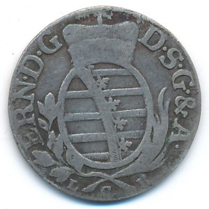 Аверс монеты Саксен-Гота-Альтенбург, 1/24 талера, 1773