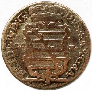 Аверс монеты Саксен-Гота-Альтенбург, ¹⁄₁₂ талера, 1763-1764