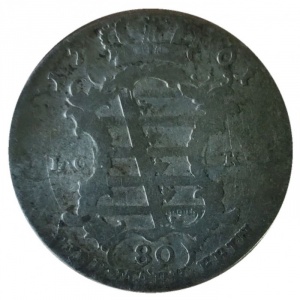Реверс монеты Саксен-Гота-Альтенбург, ⅙ талера, 1761