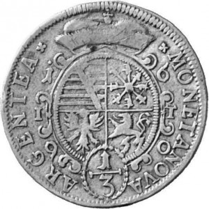 Реверс монеты Саксен-Гота-Альтенбург, ⅓ талера, 1690