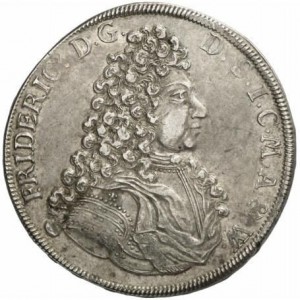 Аверс монеты Саксен-Гота-Альтенбург, 1 талер, 1692
