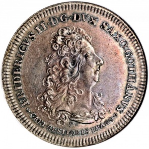 Аверс монеты Саксен-Гота-Альтенбург, 1 талер, 1723