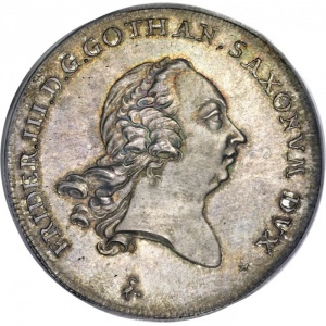 Аверс монеты Саксен-Гота-Альтенбург, 1 талер, 1764