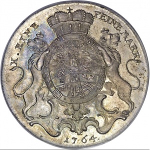 Реверс монеты Саксен-Гота-Альтенбург, 1 талер, 1764