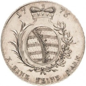 Реверс монеты Саксен-Гота-Альтенбург, 1 талер, 1775-1776