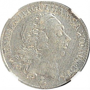 Аверс монеты Саксен-Гота-Альтенбург, 1/24 талера, 1772, Смерть Фридриха III /11-строчная надпись/