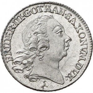 Аверс монеты Саксен-Гота-Альтенбург, ¹⁄₁₂ талера, 1772, Смерть Фридриха III /12-строчная надпись/