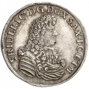 Аверс монеты Саксен-Гота-Альтенбург, ¼ талера, 1689, Торжественное открытие замка и церкви Фридрихсверта