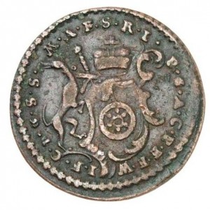 Аверс монеты Майнцское курфюршество, 1 пфенниг, 1759-1760