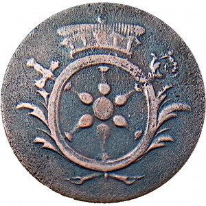 Аверс монеты Майнцское курфюршество, 1 пфенниг, 1766