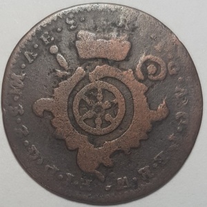 Аверс монеты Майнцское курфюршество, 1 пфенниг, 1768-1770