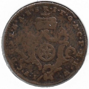 Аверс монеты Майнцское курфюршество, 3 пфеннига, 1760-1761
