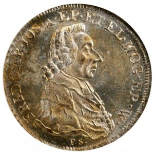 Аверс монеты Майнцское курфюршество, 5 крейцеров, 1795