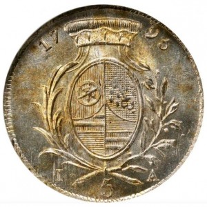 Реверс монеты Майнцское курфюршество, 5 крейцеров, 1795
