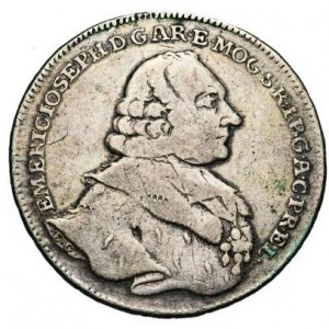 Аверс монеты Майнцское курфюршество, ½ талера, 1765