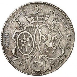 Реверс монеты Майнцское курфюршество, ½ талера, 1766