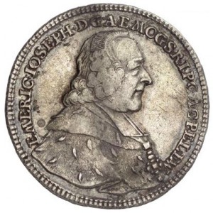 Аверс монеты Майнцское курфюршество, ½ талера, 1768-1769