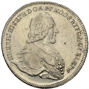 Аверс монеты Майнцское курфюршество, 1 талер, 1770-1771