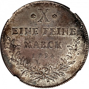 Реверс монеты Майнцское курфюршество, 1 талер, 1794